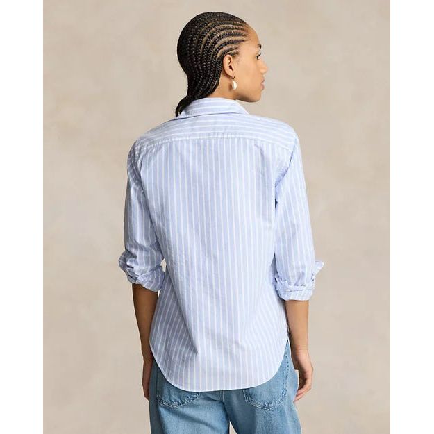 RALPH LAUREN Slim Fit Striped Oxford Shirt Yooto