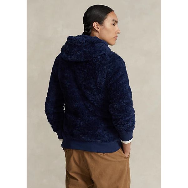 Polo ralph lauren discount pile fleece full-zip hoodie