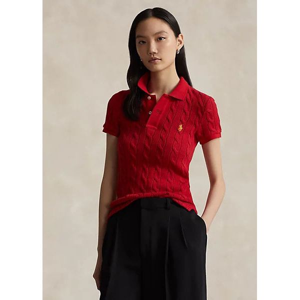 POLO RALPH LAUREN LUNAR NEW YEAR SLIM FIT CABLE POLO SHIRT– Yooto