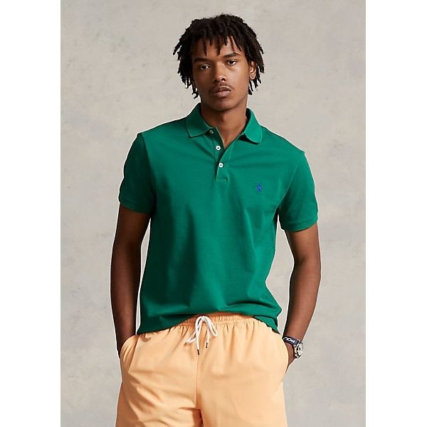 Polo stretch sales mesh shirt