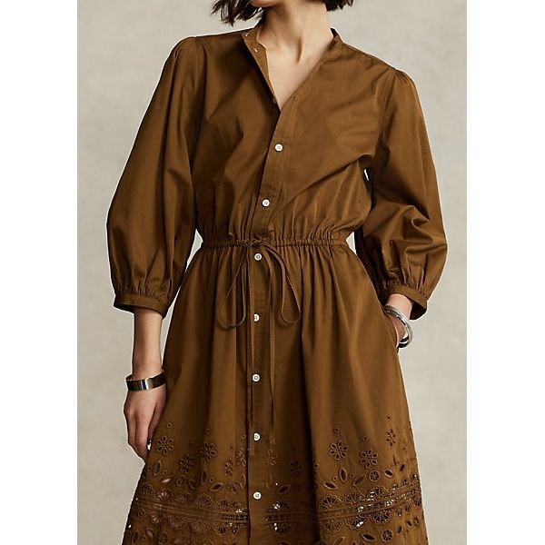 Polo ralph best sale lauren eyelet dress