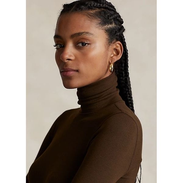 POLO RALPH LAUREN STRETCH RIB-KNIT ROLL NECK– Yooto