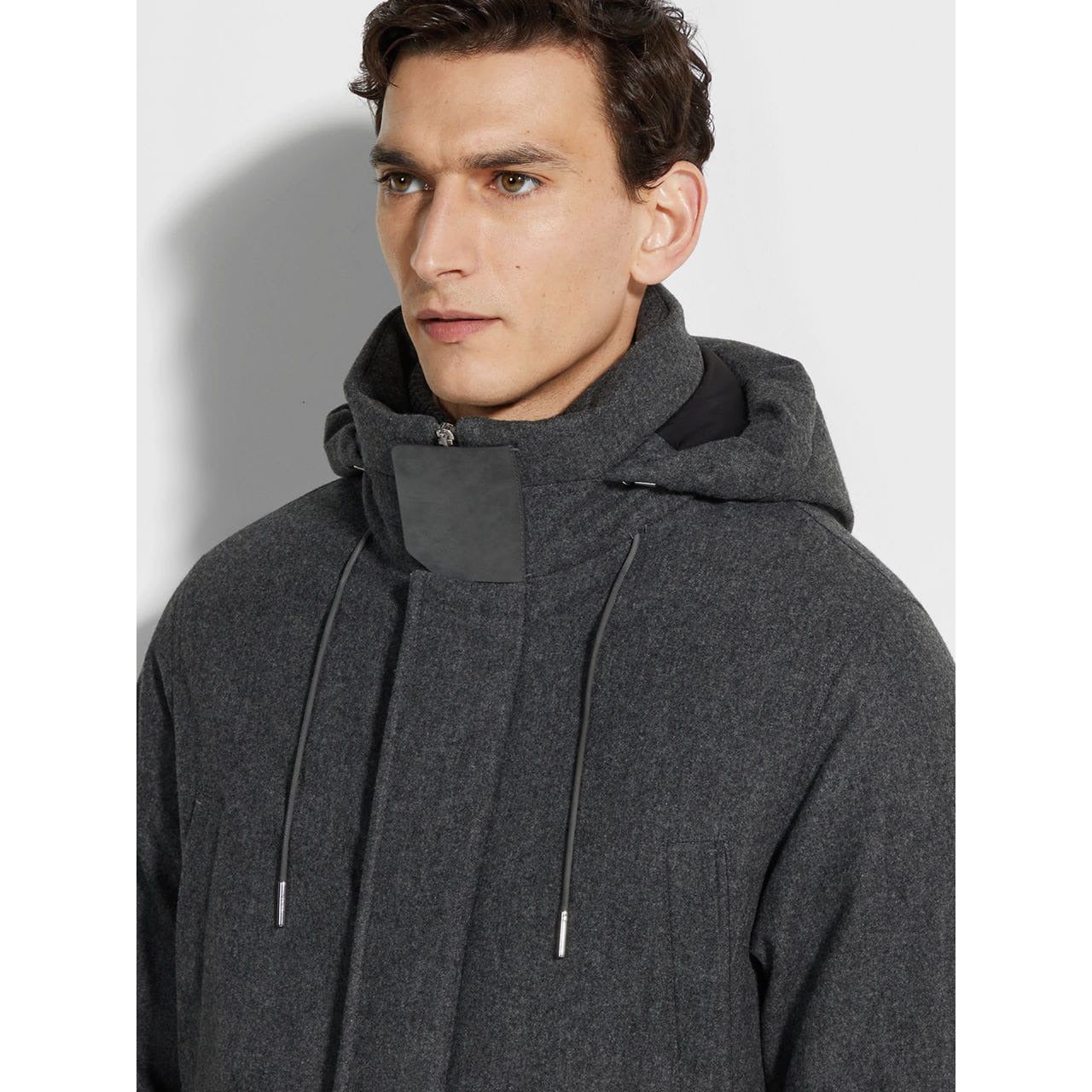 ZEGNA TECHNICAL MERINO WOOL PARKA