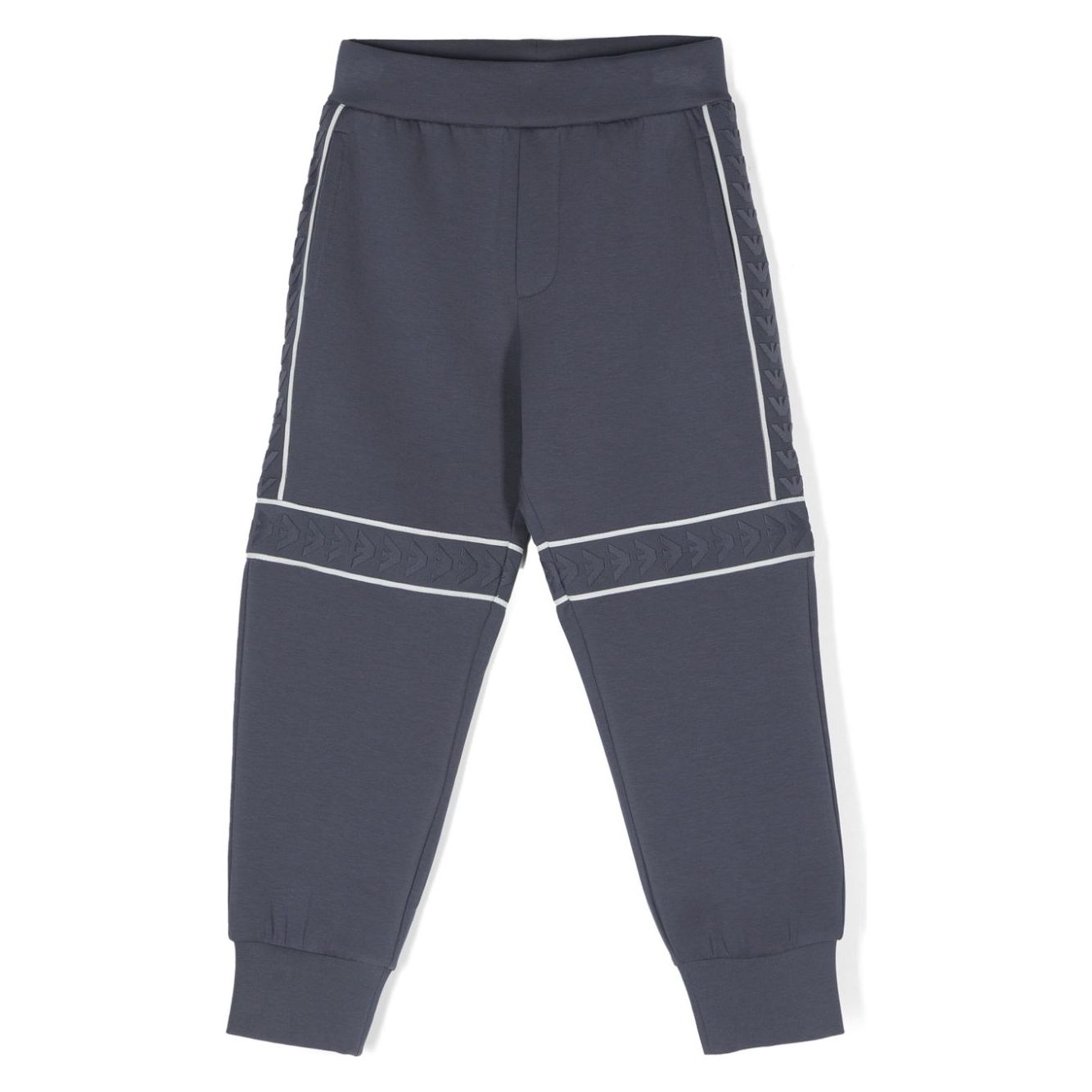 EMPORIO ARMANI logo-tape track trousers