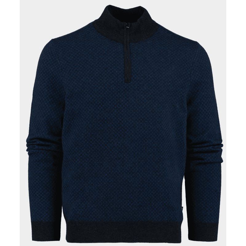 BOSS PULLOVER BLUE H-ELTORINO