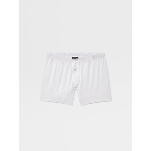 Load image into Gallery viewer, ZEGNA White Filoscozia Cotton Boxer
