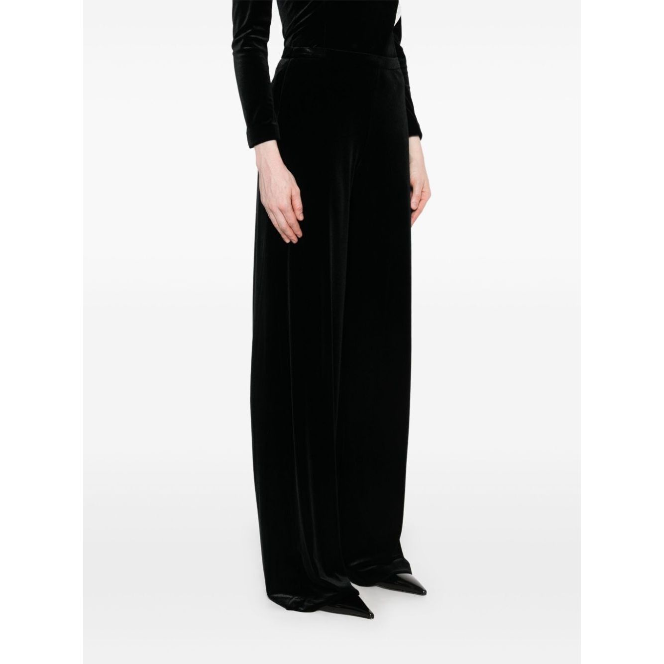 EMPORIO ARMANI velvet trousers