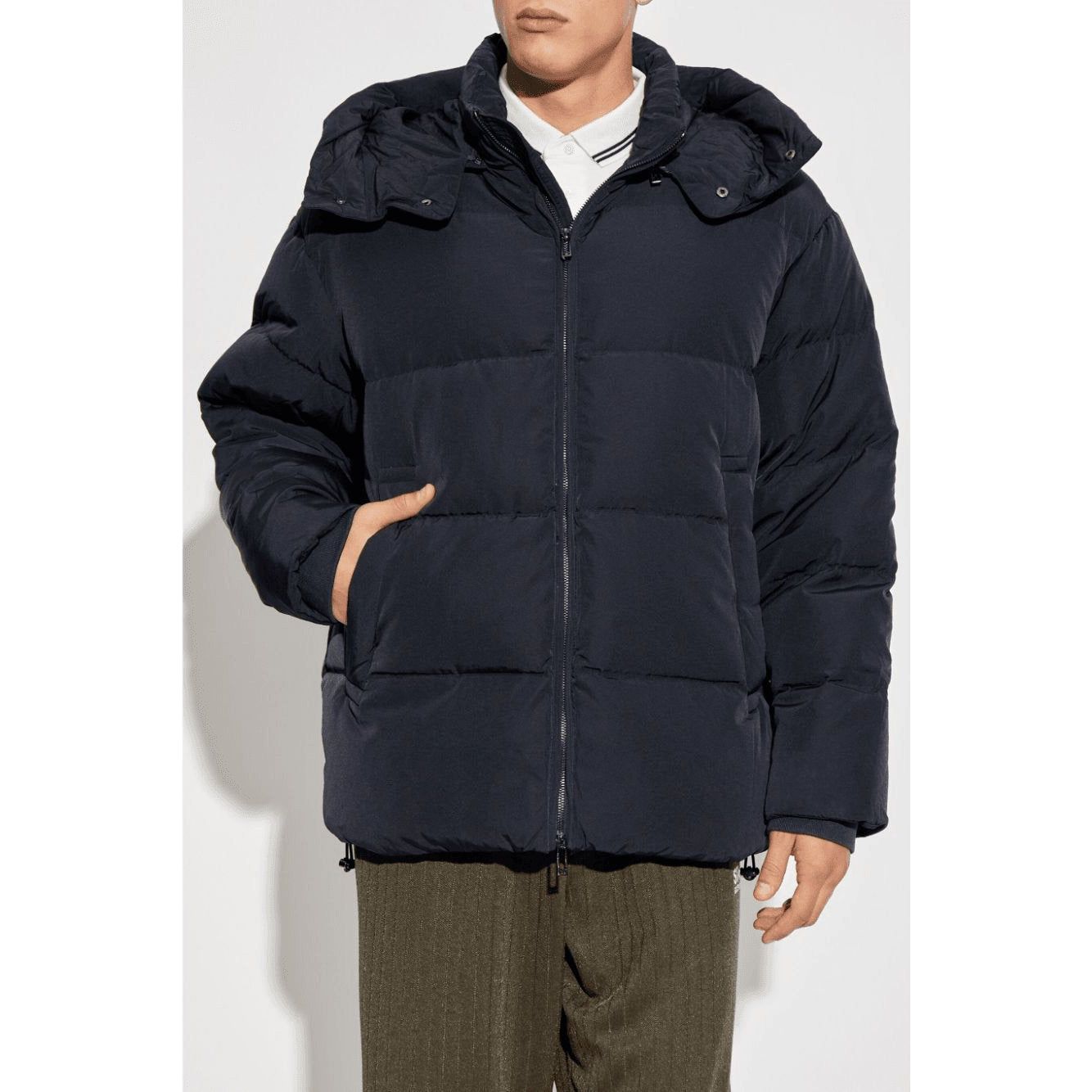 EMPORIO ARMANI hooded padded jacket