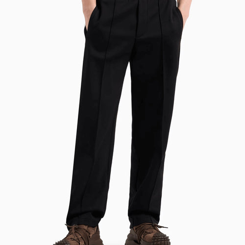 Load image into Gallery viewer, EMPORIO ARMANI Jersey trousers with logo bands
