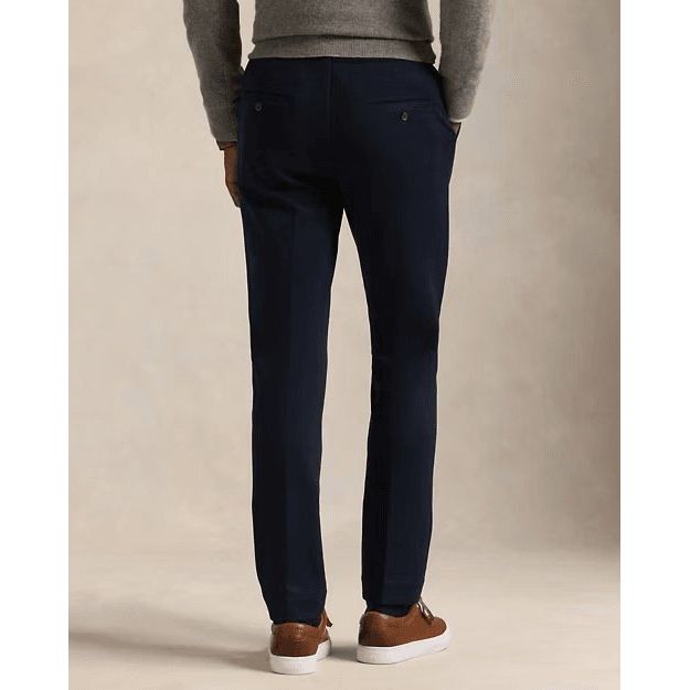 RALPH LAUREN Pleated Double-Knit Suit Trouser