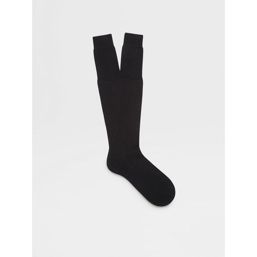 Load image into Gallery viewer, ZEGNA NAVY BLUE COTTON SOCKS
