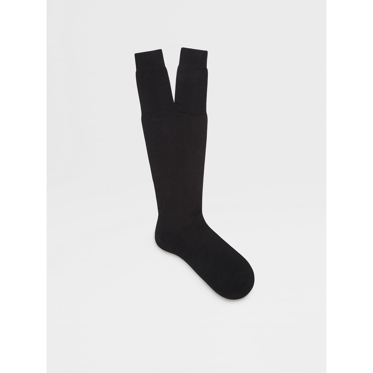 ZEGNA NAVY BLUE COTTON SOCKS