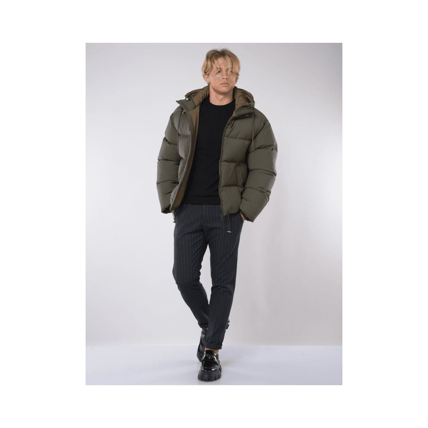 EMPORIO ARMANI Emporio Armani men's oversized virgin wool jacket