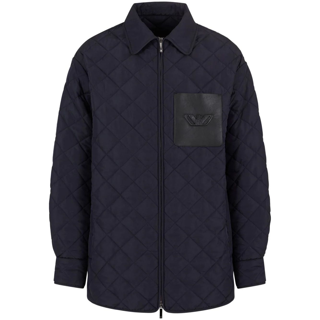 EMPORIO ARMANI diamond-quilted jacket