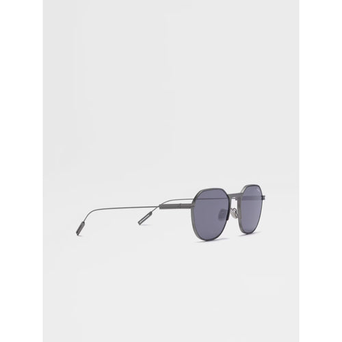 Load image into Gallery viewer, ZEGNA GUNMETAL METAL SUNGLASSES
