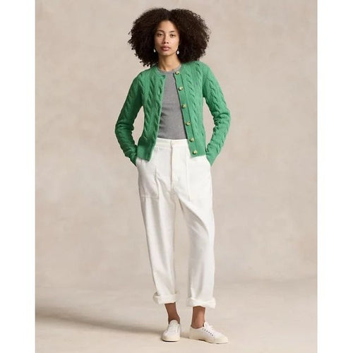 Load image into Gallery viewer, RALPH LAUREN Cable-Knit Wool-Cashmere Cardigan
