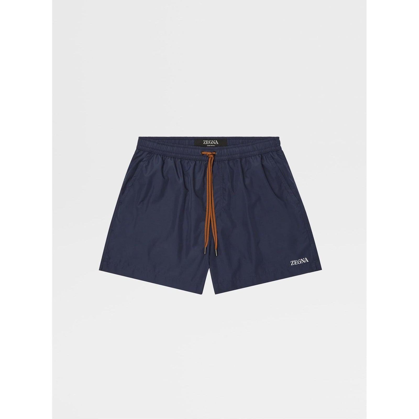 ZEGNA Navy Blue Technical Fabric Swim Boxers