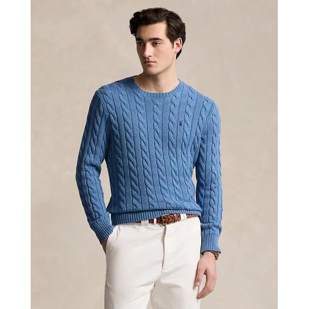 RALPH LAUREN Cable-Knit Cotton Jumper