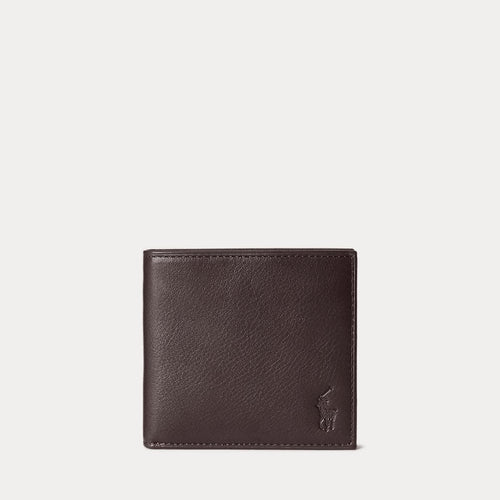 Load image into Gallery viewer, RALPH LAUREN Pebbled Leather Billfold Wallet
