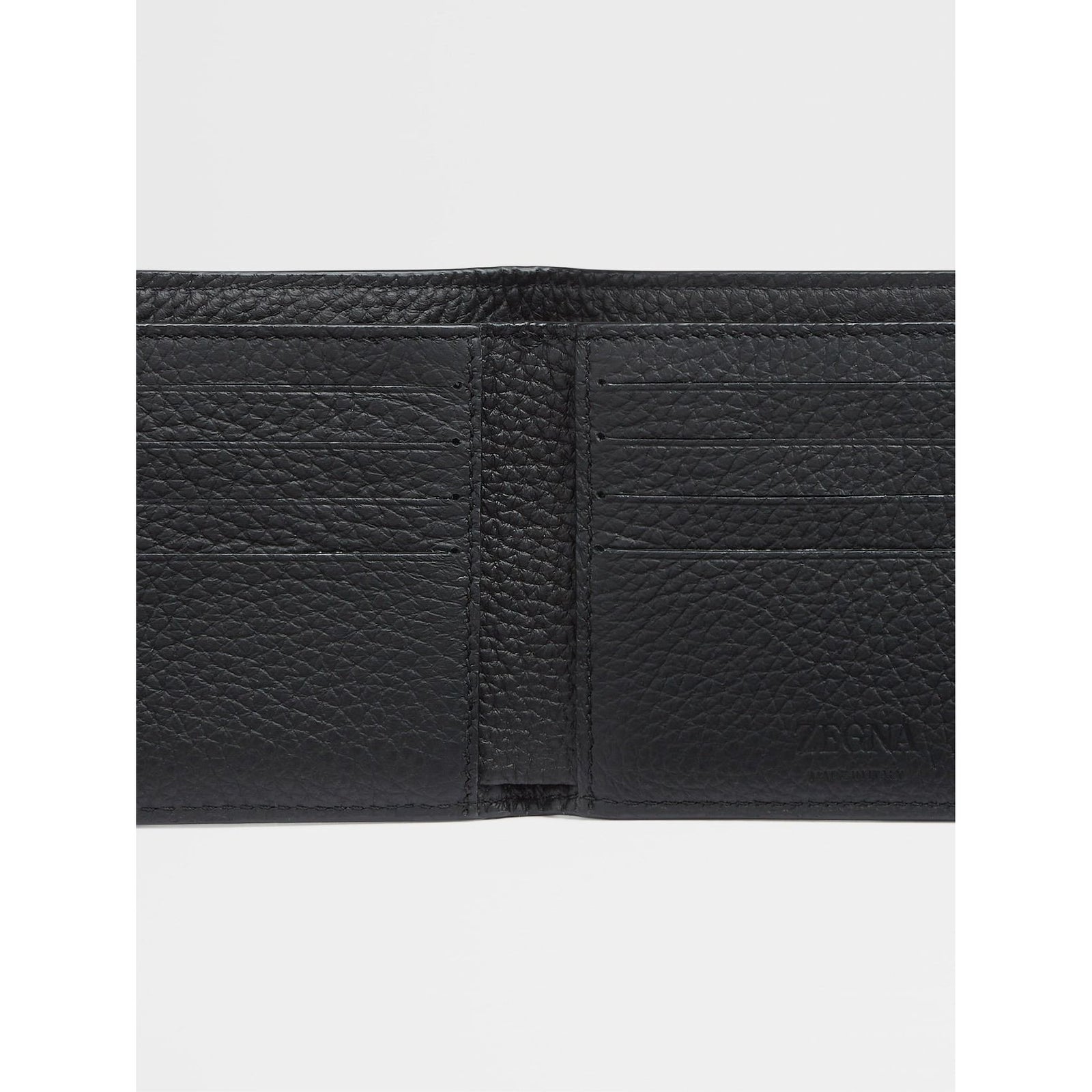 ZEGNA Vicuna Color Deerskin Billfold 8cc Wallet