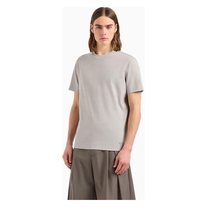 EMPORIO ARMANI JACQUARD JERSEY T-SHIRT - Yooto