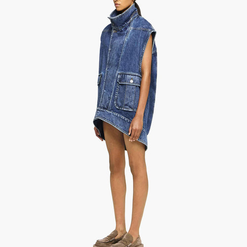 Load image into Gallery viewer, JW Anderson OVERSIZED SLEEVELESS HIGH NECK JACKET
