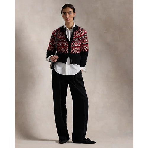 Load image into Gallery viewer, RALPH LAUREN Fair Isle Alpaca-Blend Cardigan
