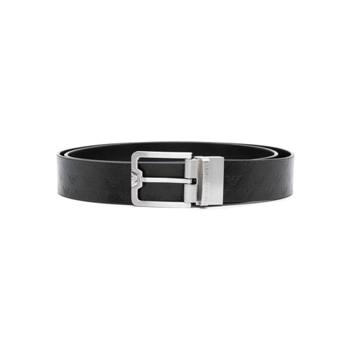 Load image into Gallery viewer, EMPORIO ARMANI buckle-fastening leather belt
