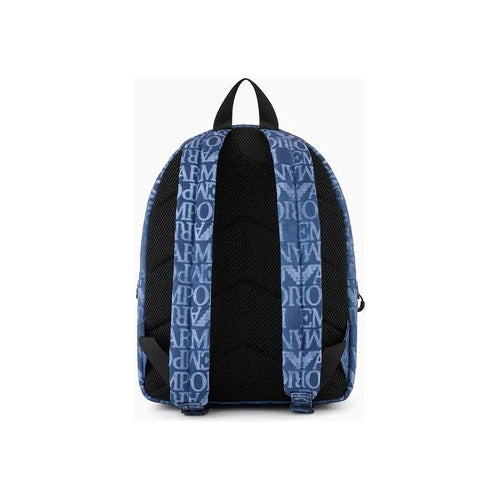 EMPORIO ARMANI KIDS BACKPACK IN TECHNICAL FABRIC WITH ALL OVER GRAPHIC Yooto