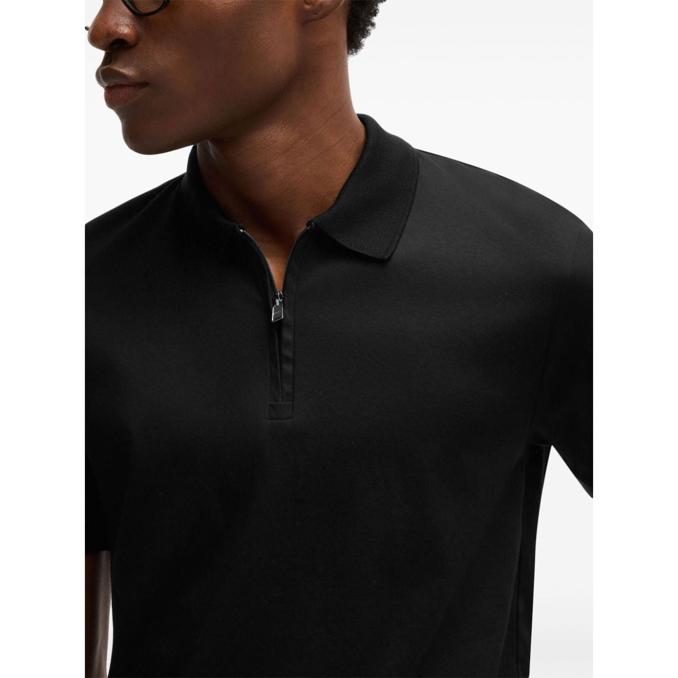 BOSS SLIM-FIT MERCERIZED COTTON POLO SHIRT