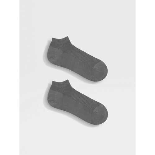 Load image into Gallery viewer, ZEGNA GREY COTTON BLEND SOCKS
