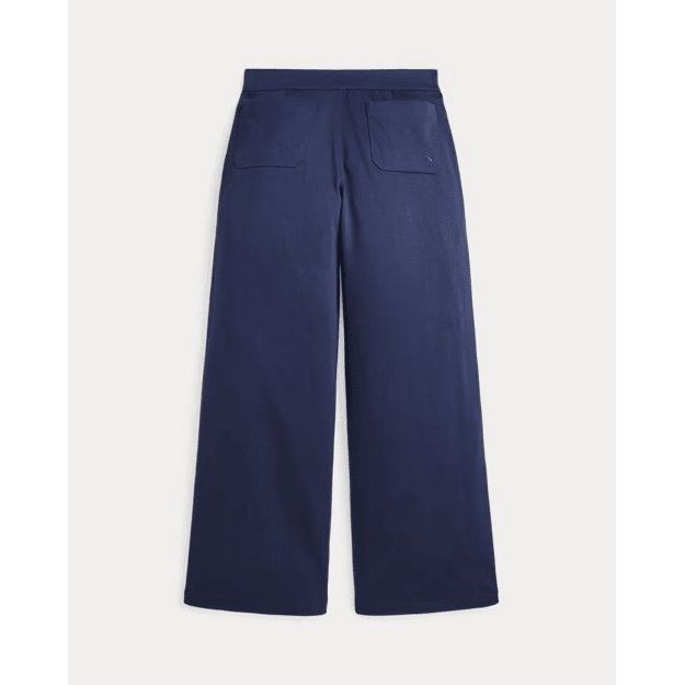 RALPH LAUREN Buttoned Ponte Wide-Leg Trousers