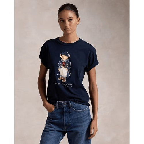 Load image into Gallery viewer, RALPH LAUREN Polo Bear Logo Cotton Jersey T-Shirt
