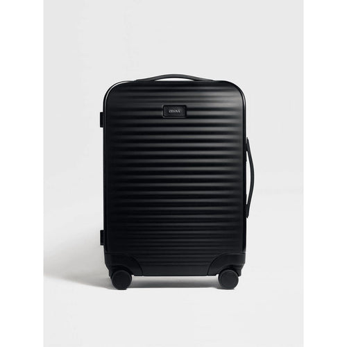 Load image into Gallery viewer, ZEGNA BLACK POLYCARBONATE TROLLEY
