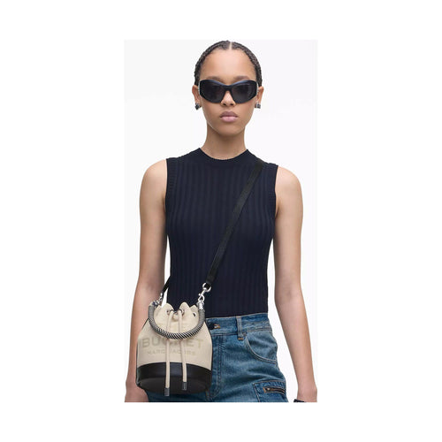 Load image into Gallery viewer, MARC JACOBS THE
COLORBLOCK LEATHER BUCKET BAG
