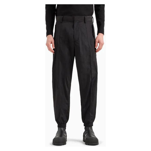 Load image into Gallery viewer, EMPORIO ARMANI LIGHTWEIGHT NYLON TROUSERS WITH STRETCH ANKLE CUFFS - Yooto
