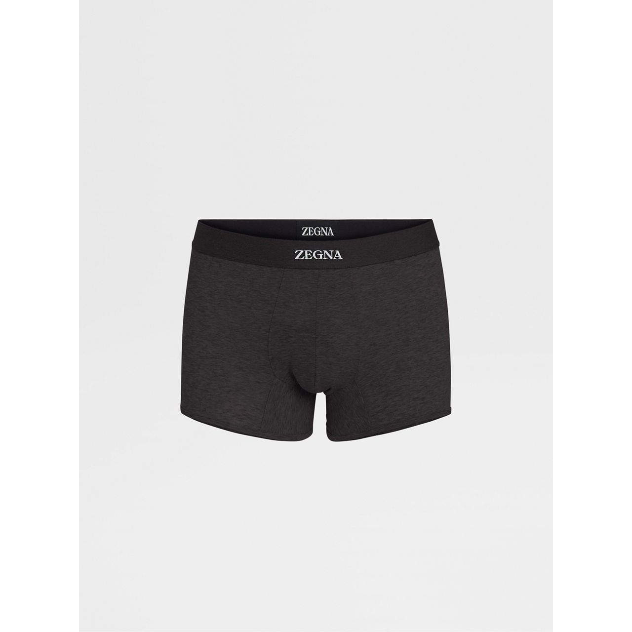 ZEGNA BLACK COTTON TRUNKS