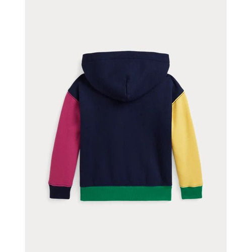 Load image into Gallery viewer, RALPH LAUREN Colour-Blocked Big Pony Fleece Hoodie
