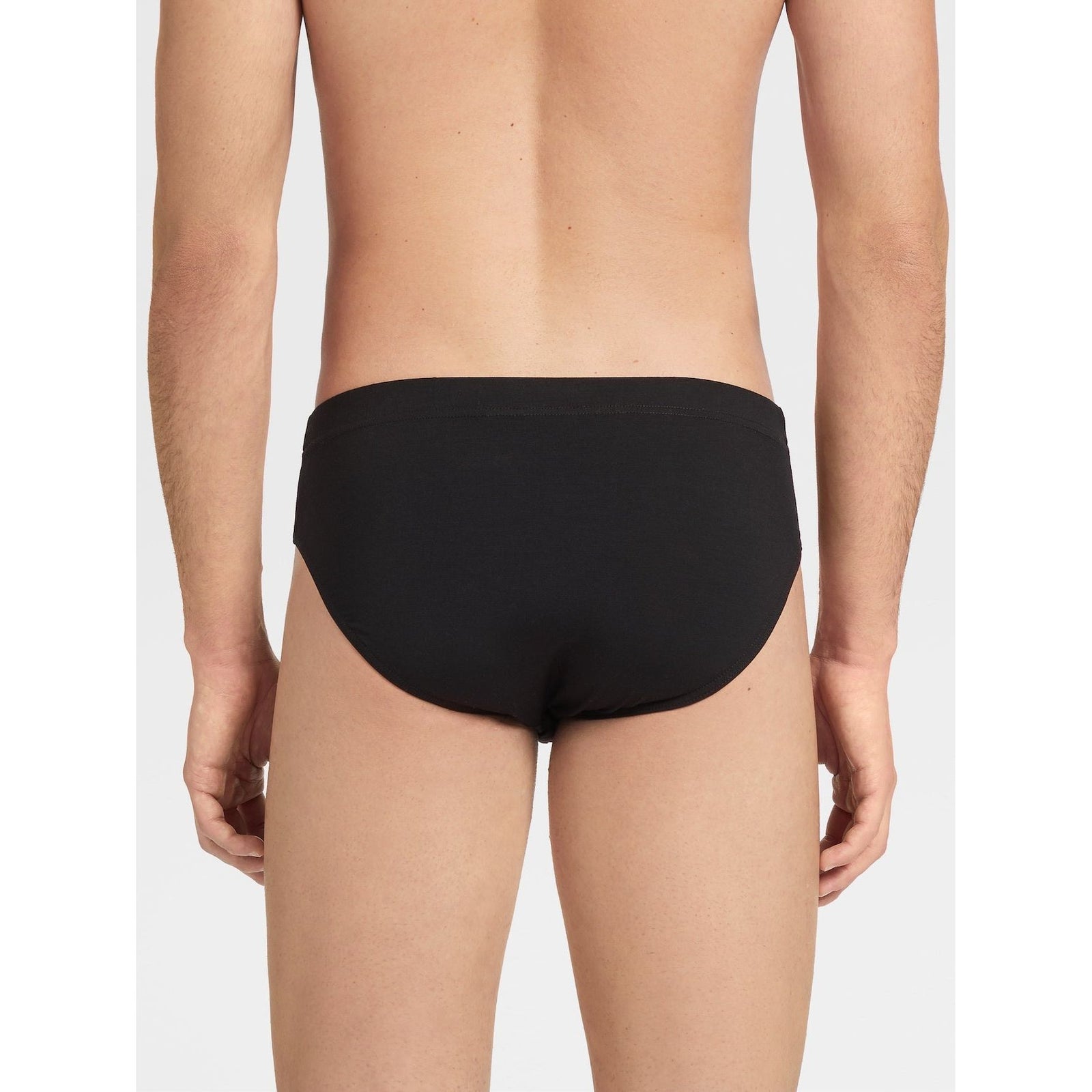 ZEGNA Black Stretch Modal Midi Brief