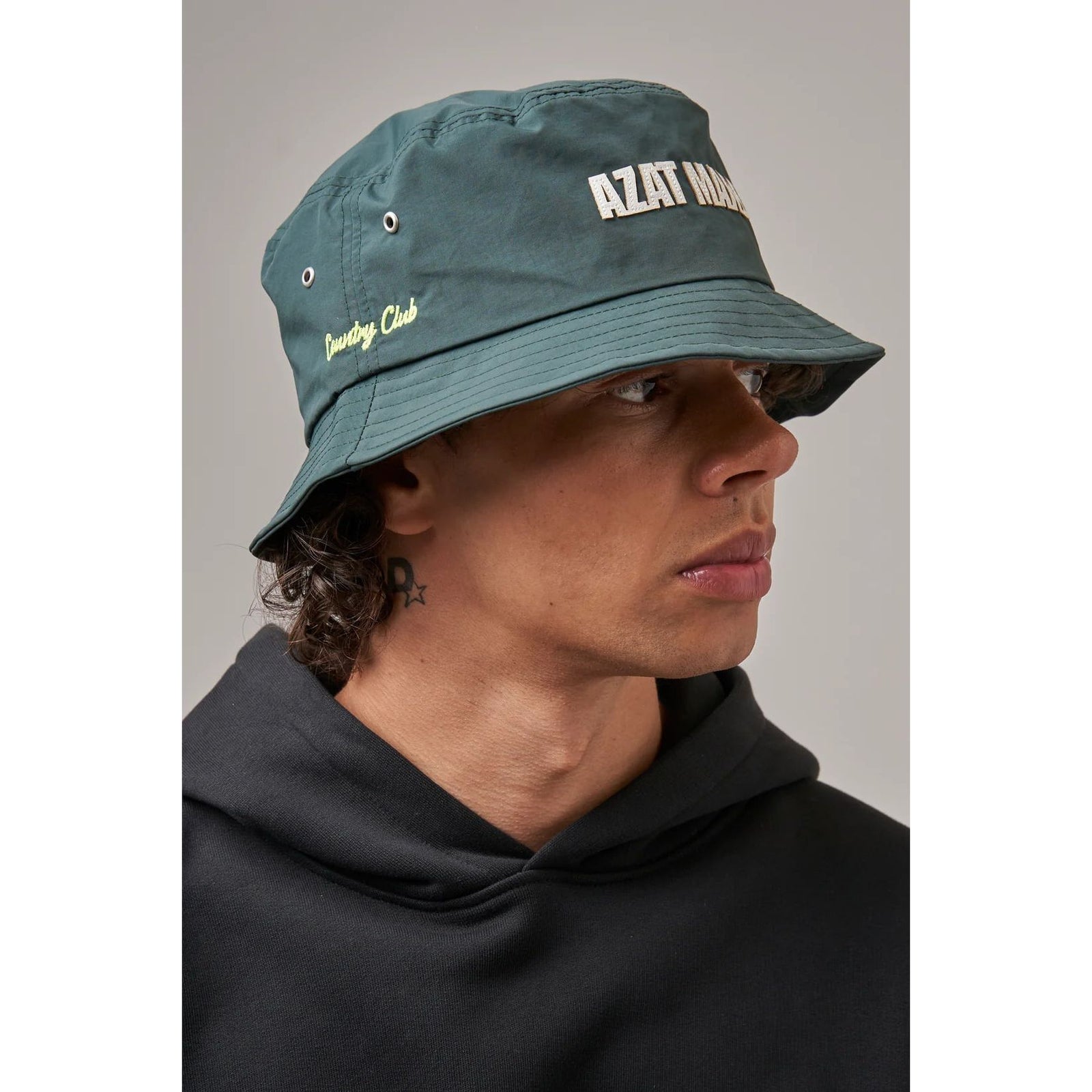 AZAT MARD GREEN AZAT MARD BUCKET HAT