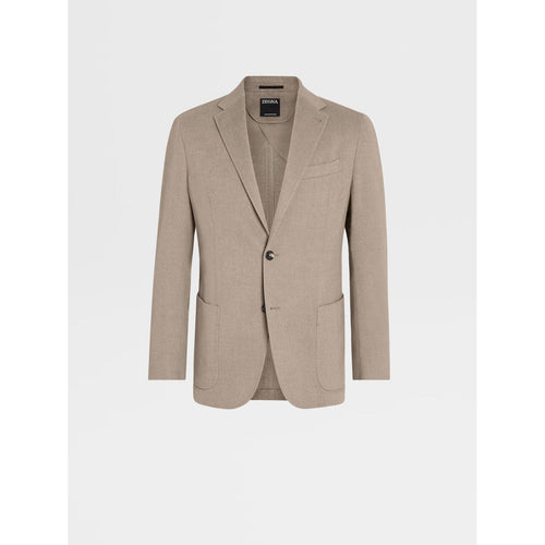 Load image into Gallery viewer, ZEGNA Taupe Oasi Cashmere Shirt Jacket
