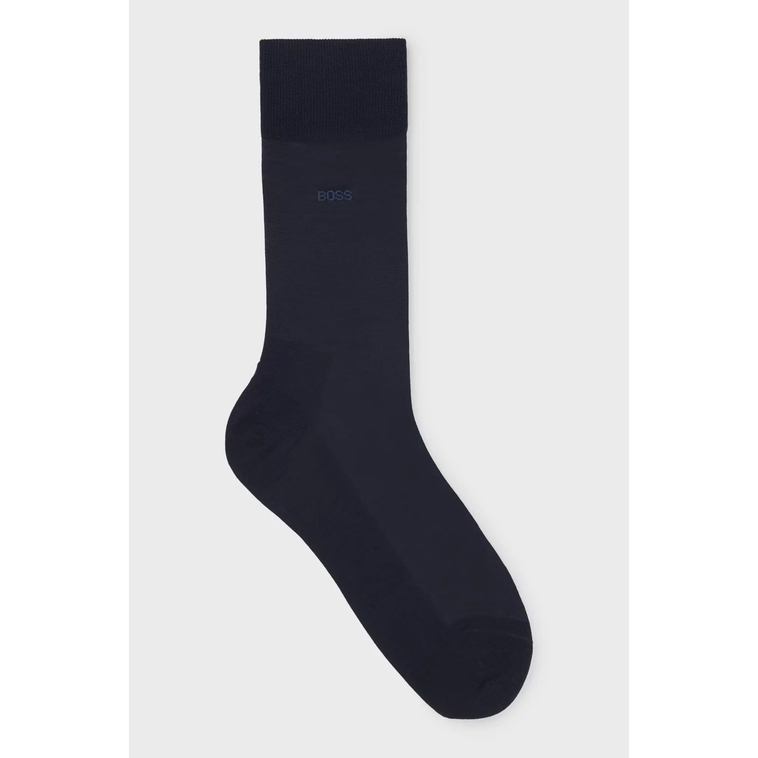 BOSS REGULAR-LENGTH LOGO SOCKS IN MERCERISED EGYPTIAN COTTON