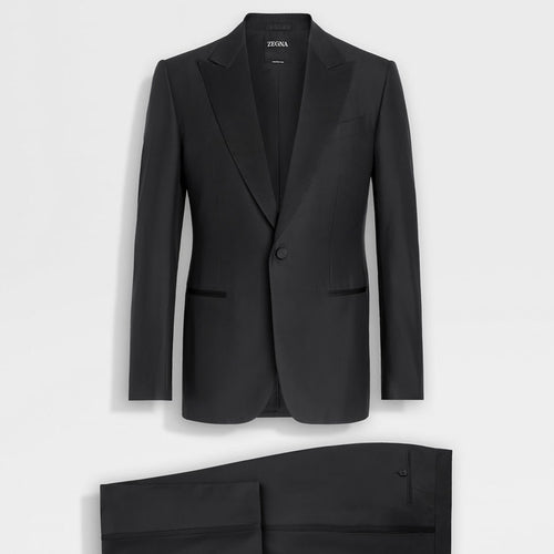 Load image into Gallery viewer, ZEGNA BLACK TROFEO™ 600 WOOL AND SILK TUXEDO
