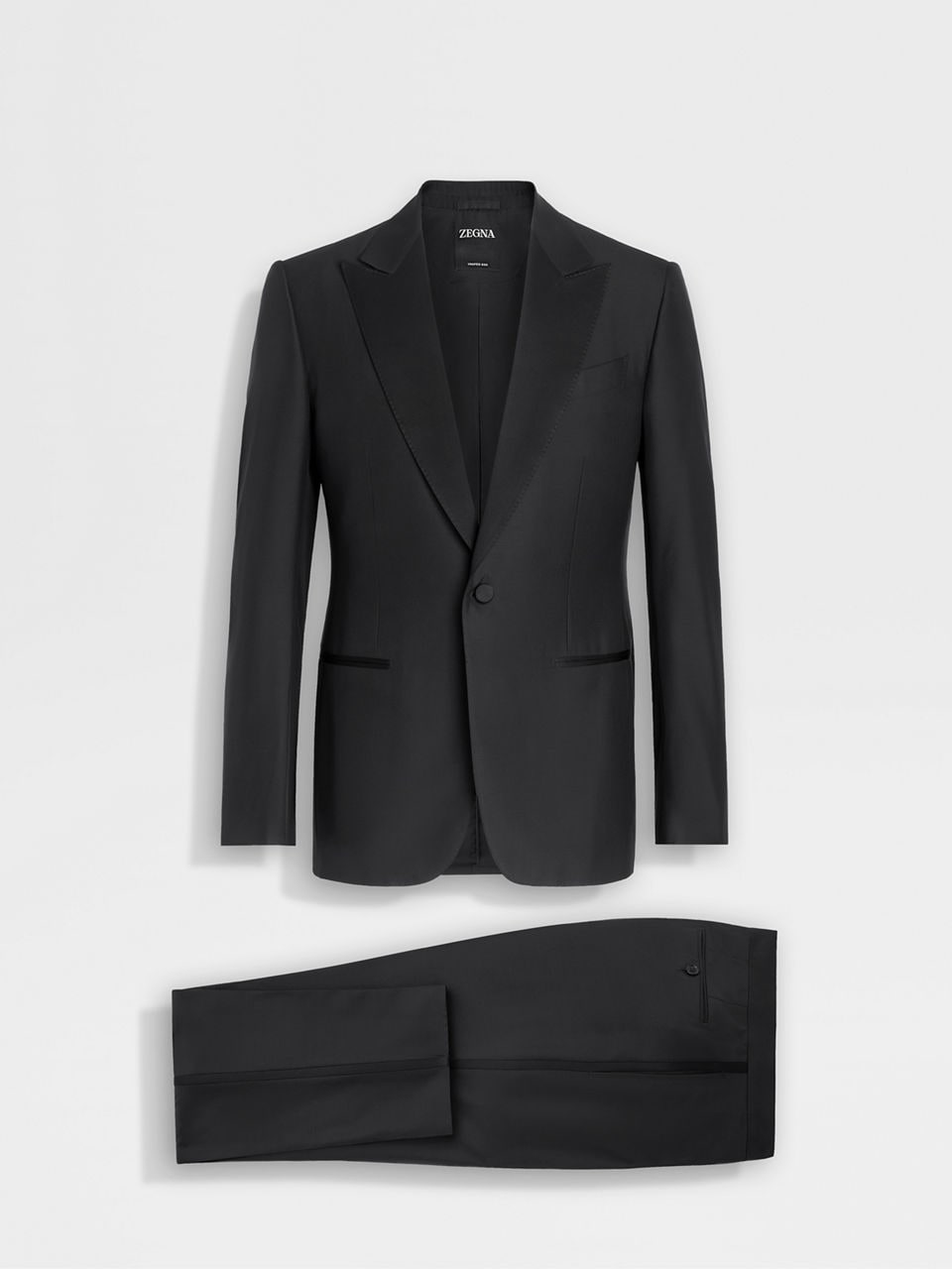 ZEGNA BLACK TROFEO™ 600 WOOL AND SILK TUXEDO