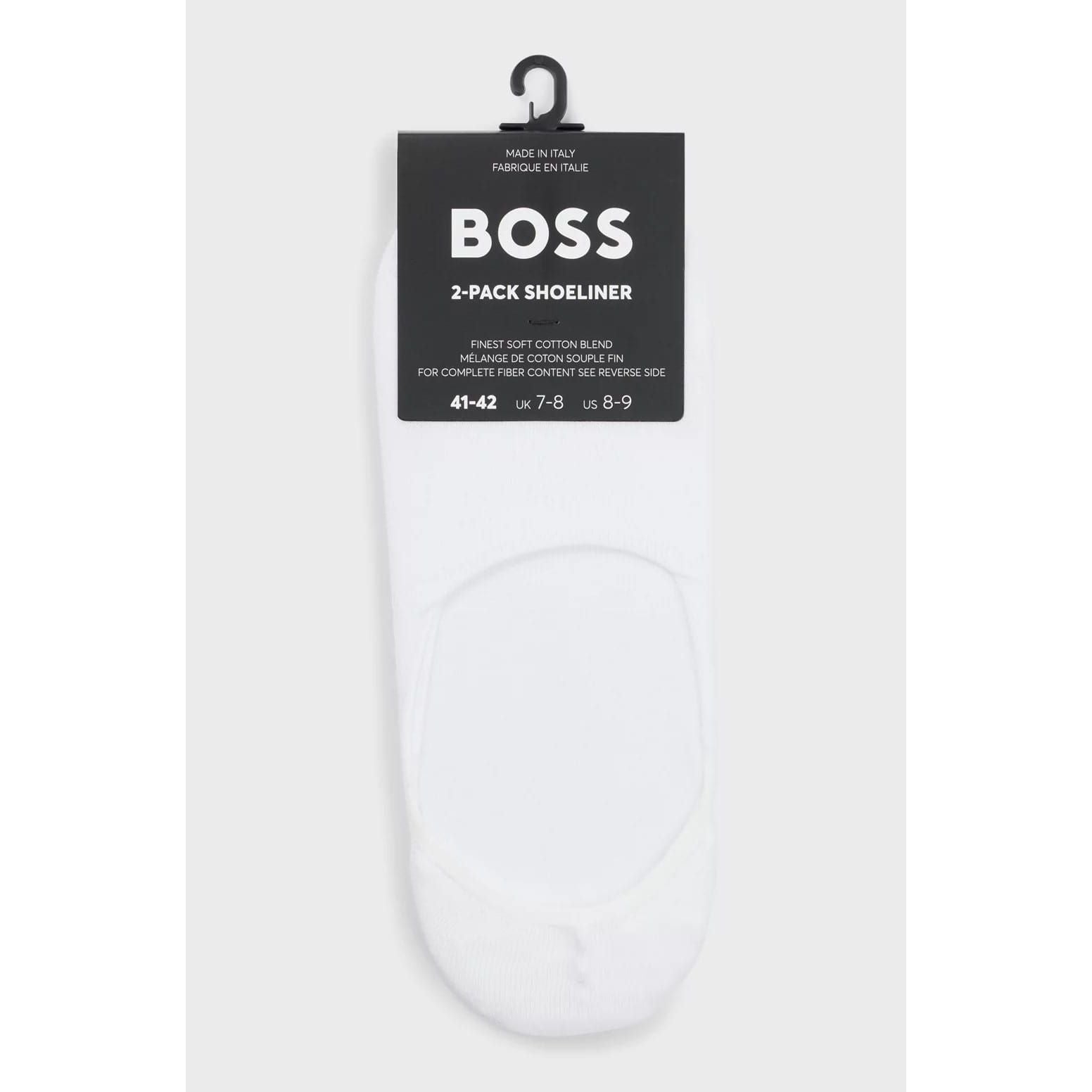 BOSS TWO-PACK OF INVISIBLE SOCKS IN A COTTON BLEND