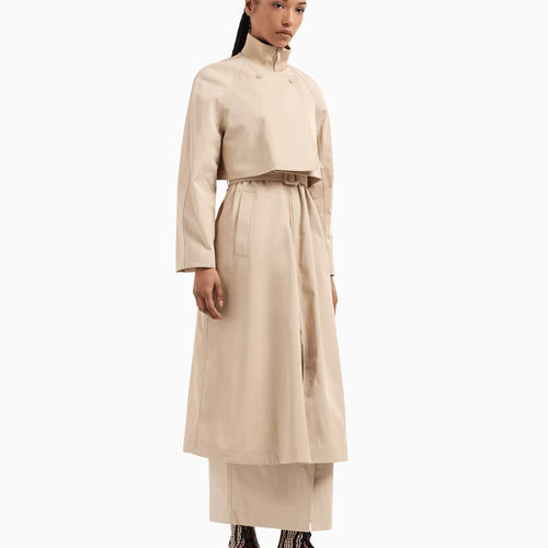 Load image into Gallery viewer, EMPORIO ARMANI Two-in-one trench coat in water-repellent technical cotton
