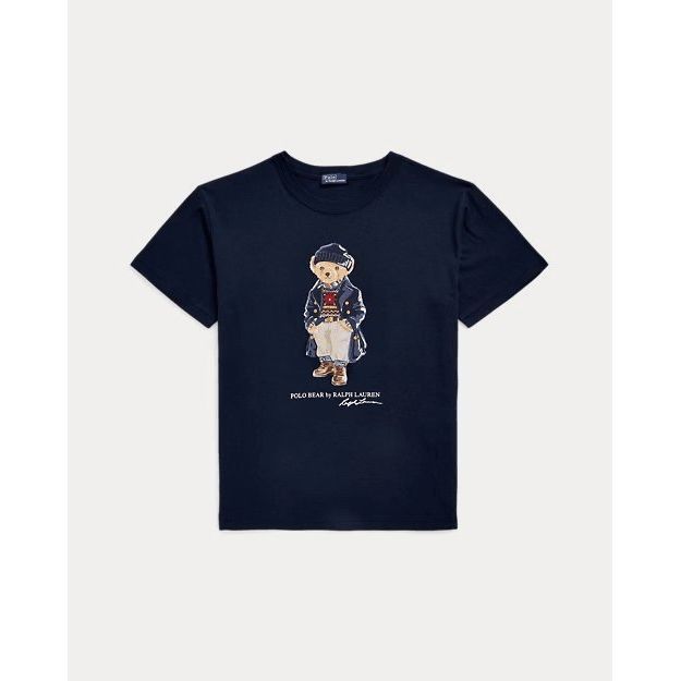 RALPH LAUREN Polo Bear Logo Cotton Jersey T-Shirt