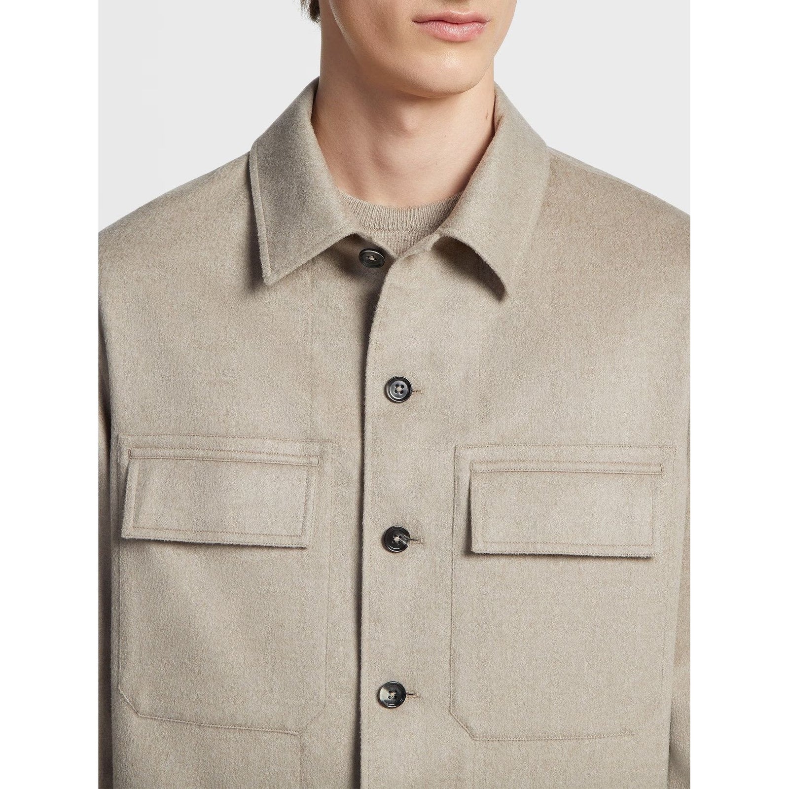 ZEGNA OASI CASHMERE ALBA OVERSHIRT