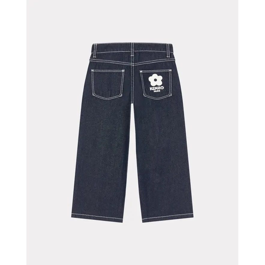 KENZO KIDS 'SAILOR' WIDE-LEG JEANS - Yooto