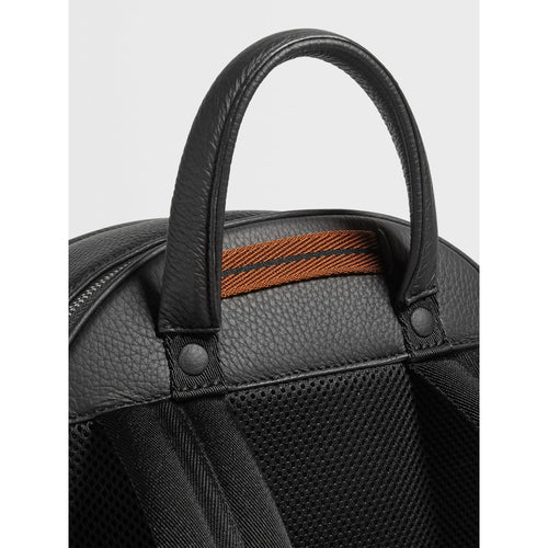 Load image into Gallery viewer, ZEGNA BLACK DEERSKIN HOODIE BACKPACK
